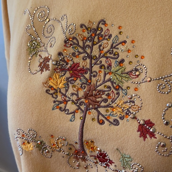 🍁🍂Shimmery Autumn Sweatshirt - Picture 3 of 6